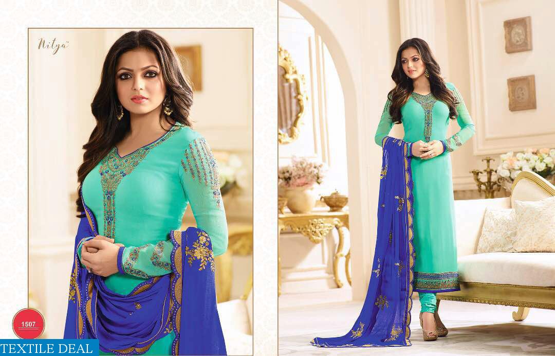 Lt nitya Suits vol-105 Wholesale Straight Celebration Special Suits